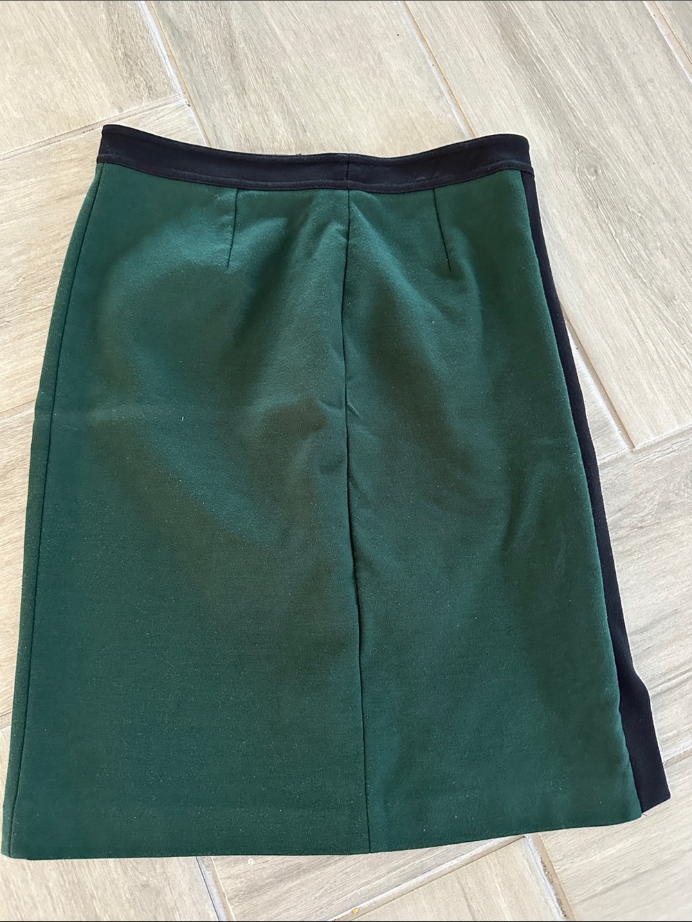 Laundry By Shelli Segal Forest Green Pencil Skirt with Black Trim